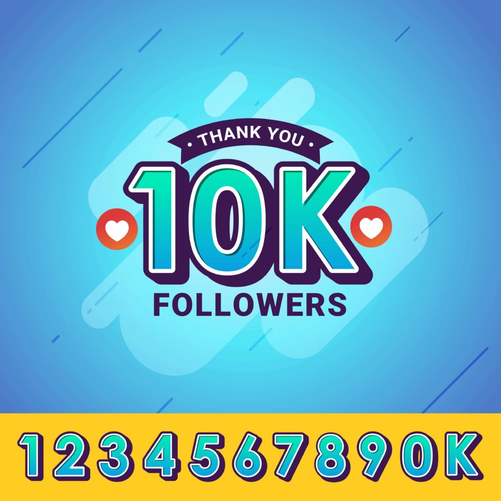 10k Instagram followers