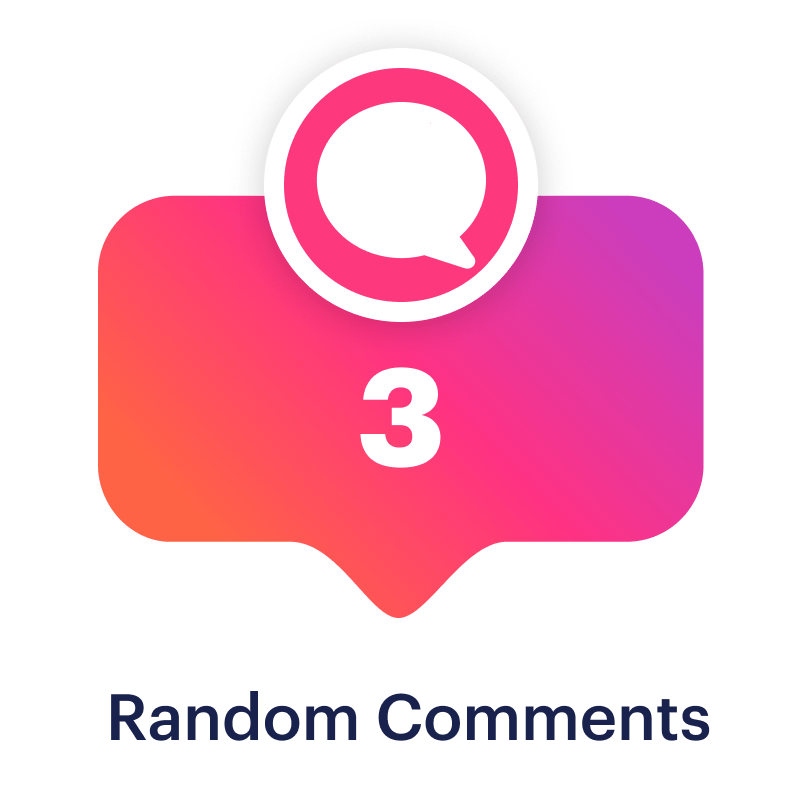 Buy 3 Instagram Random Comments